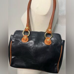VTG Valentina Leather Shoulder Bag